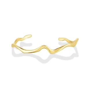 Ripple Cuff Bracelet - Plain
