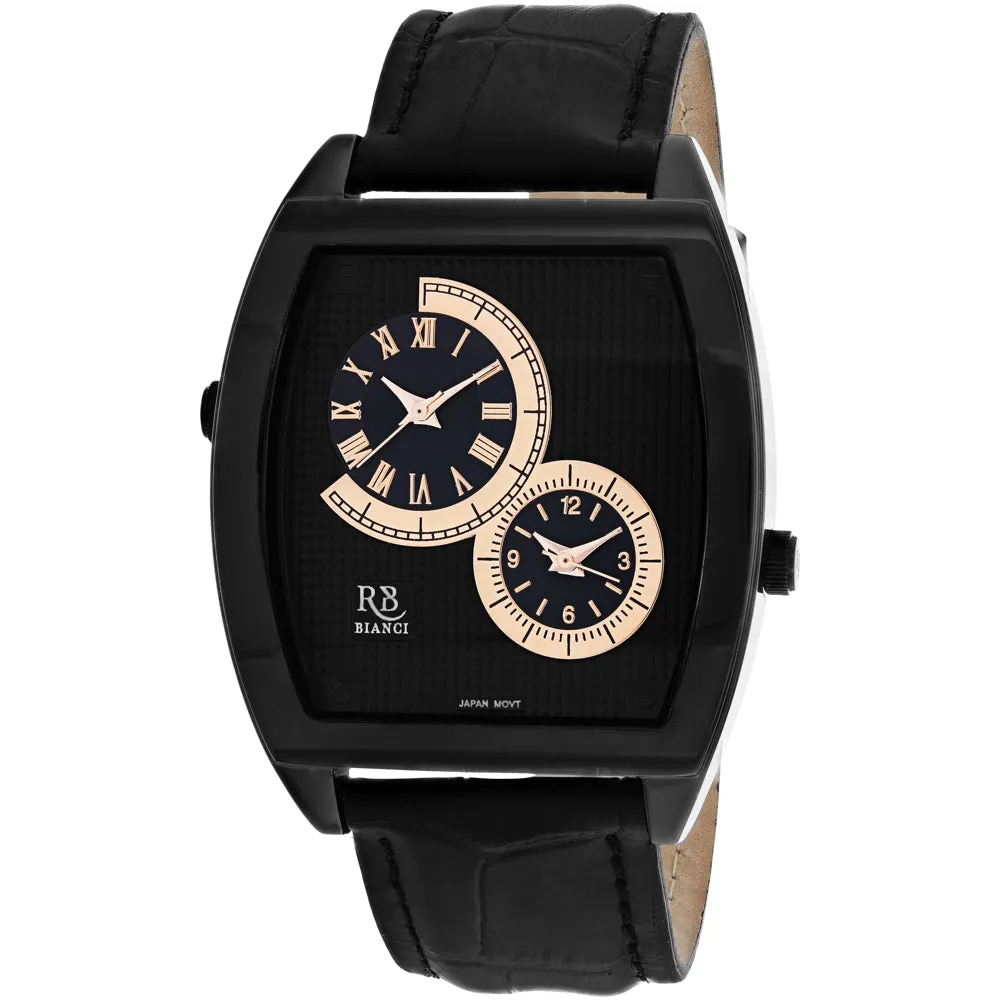 Roberto Bianci Men's Benzo Black Dial Watch - RB0742