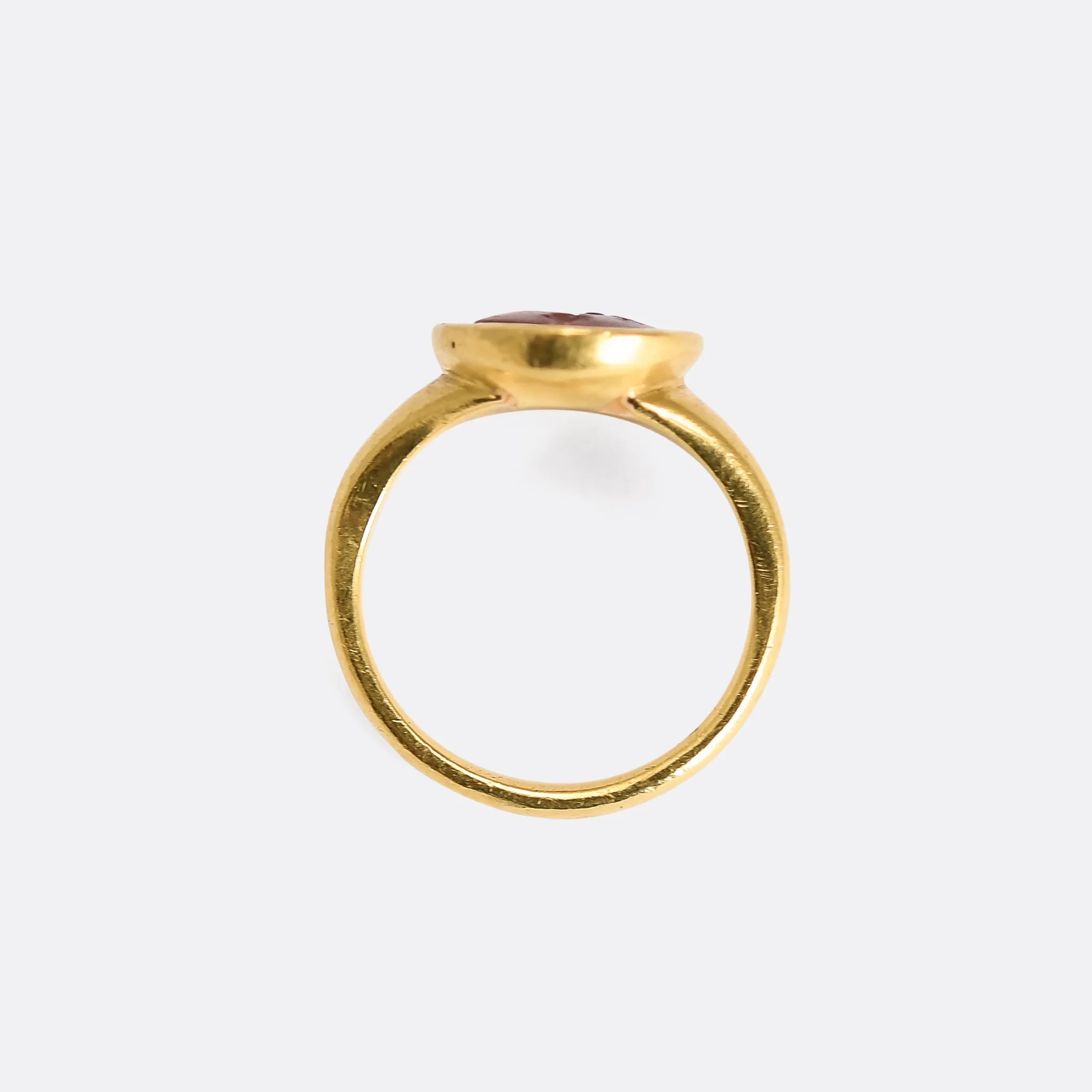 Roman "Mercury" Intaglio Signet Ring