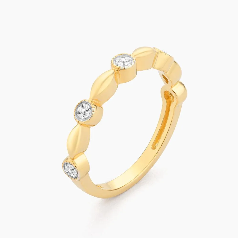 Round Triple Stackable Ring
