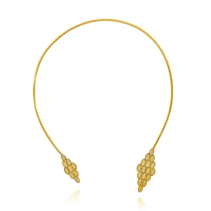 SALOMON GOLD CHOKER NECKLACE FILIGREE