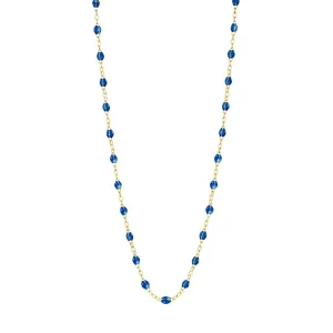 sapphire gigi classic necklace 20 inch -18k yellow gold