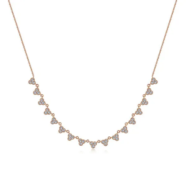 Scalloped Diamond Choker Necklace