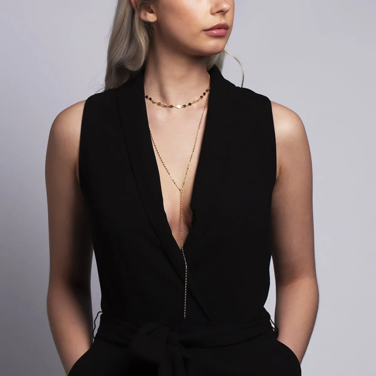Sequin Boho Choker Necklace