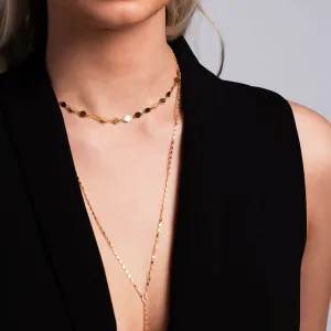 Sequin Boho Choker Necklace