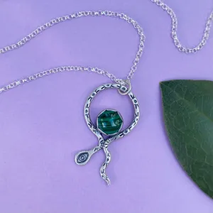 Serpentine Necklace - Malachite / 18” / Made to Order