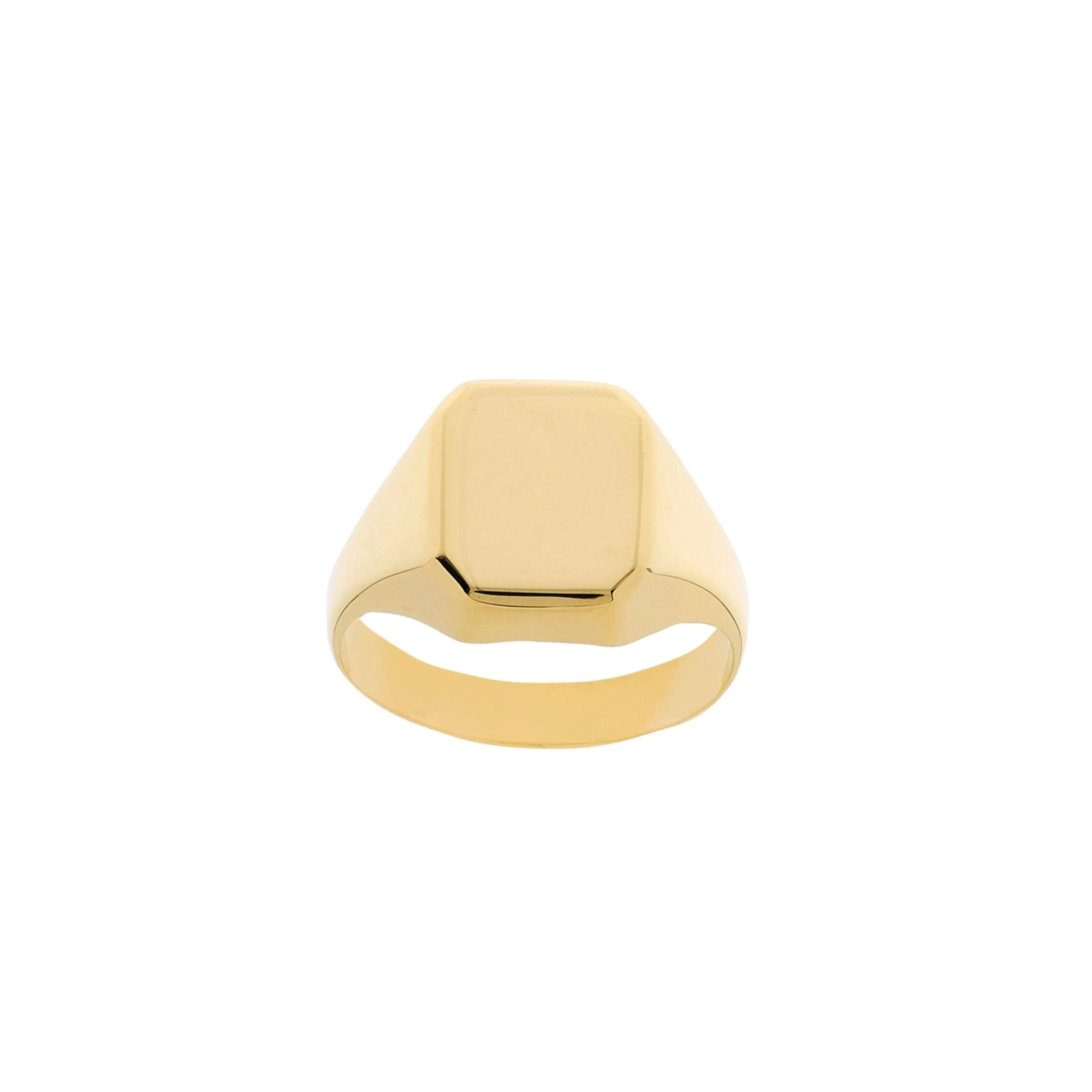 Signet Rectangular Engravable Ring
