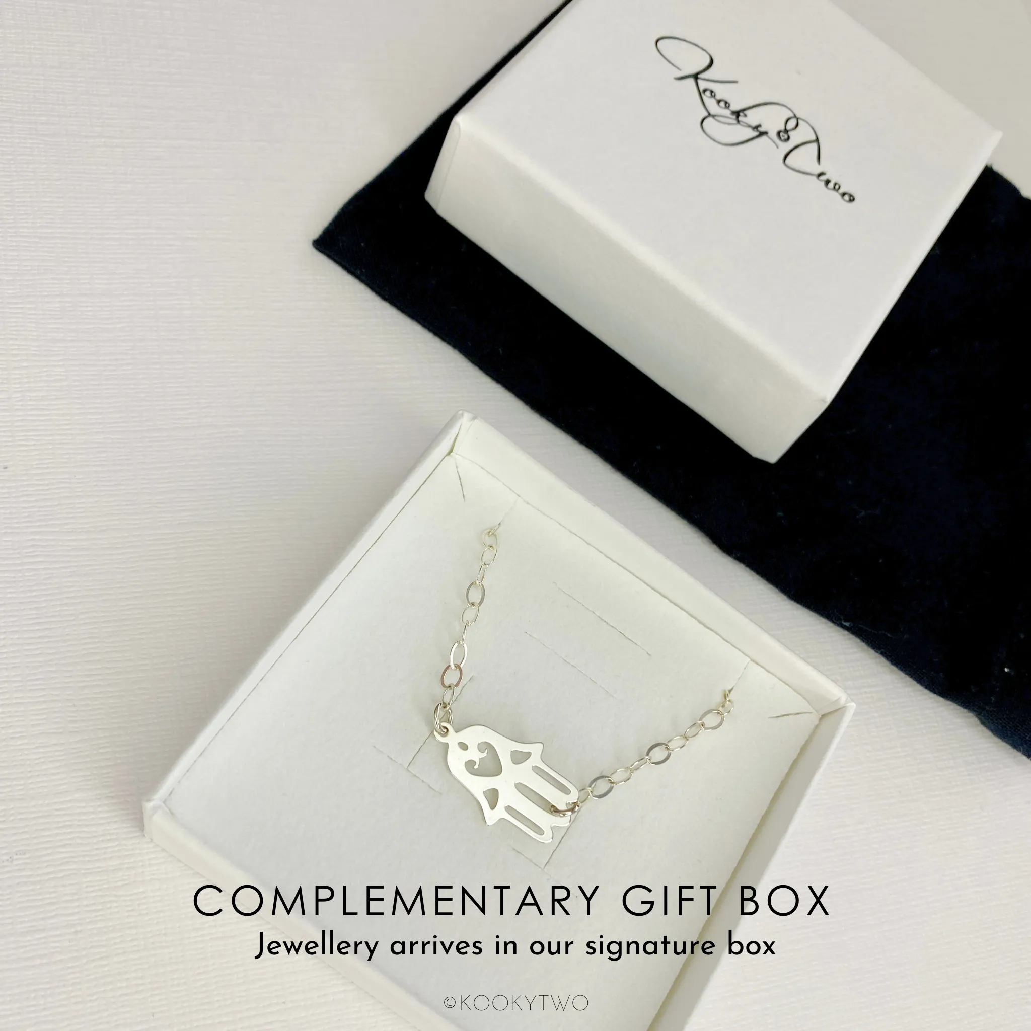 Silver Hamsa Necklace