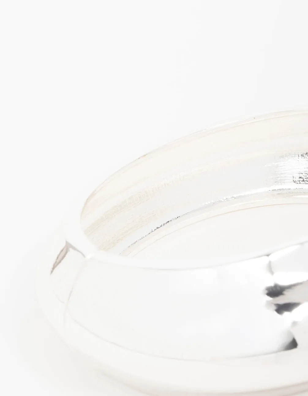 Silver Wide Wrist Cuff