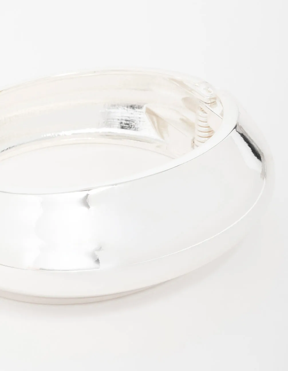 Silver Wide Wrist Cuff