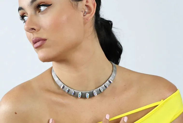 Silver"Eliza" Choker