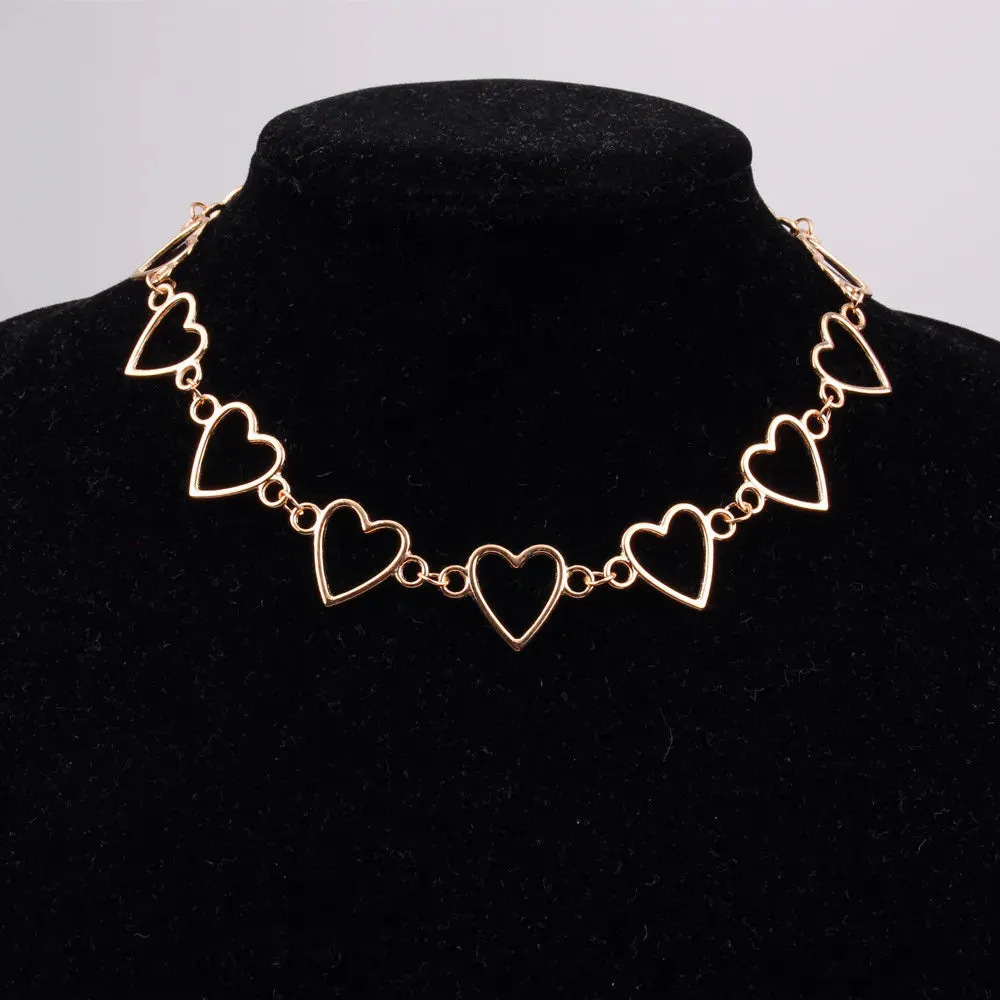 Simple Hip Hop Butterfly Tassel Choker Necklace For Women Teens Girls Punk Link Chain Necklace Party Daily Fashion Jewelry