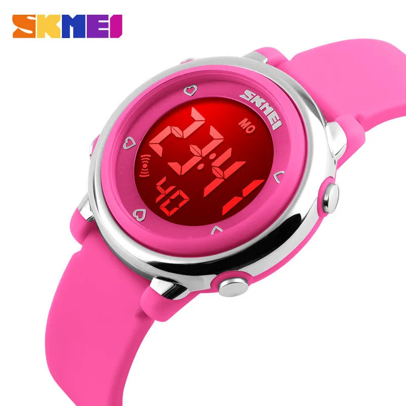 SKMEI Children LED Digital Watch Relogio Feminino Sports Watches Kids Cartoon Jelly Relojes Mujer Waterproof Wristwatches