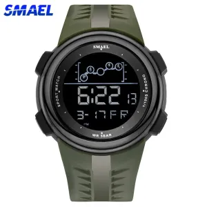 SMAEL Brand Military Digital Men Watch 50m Waterproof Wristwatch Fashion Sport LED Quartz Clock Male Watches Relogio Masculino