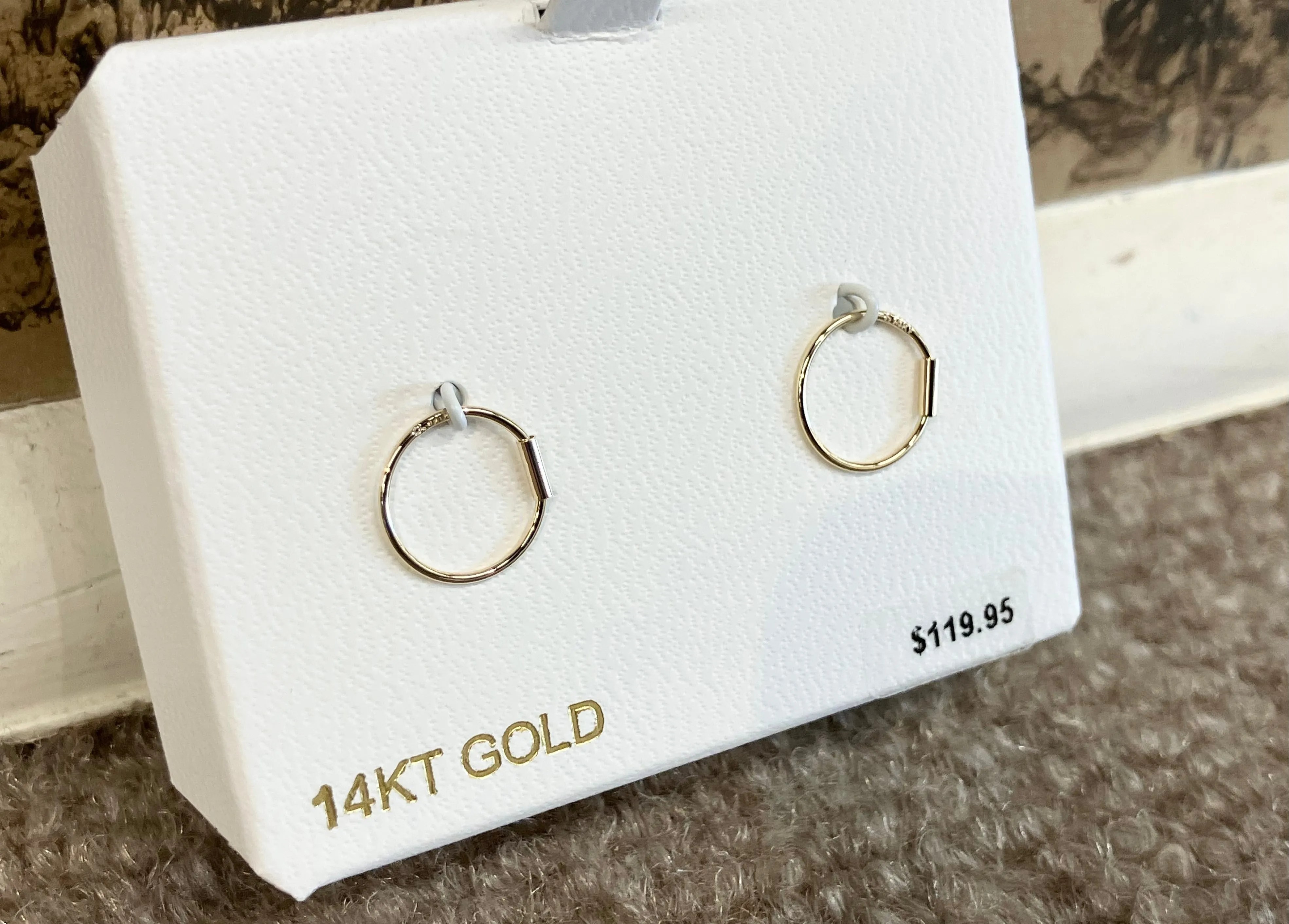 Small Gold Hoop Earrings
