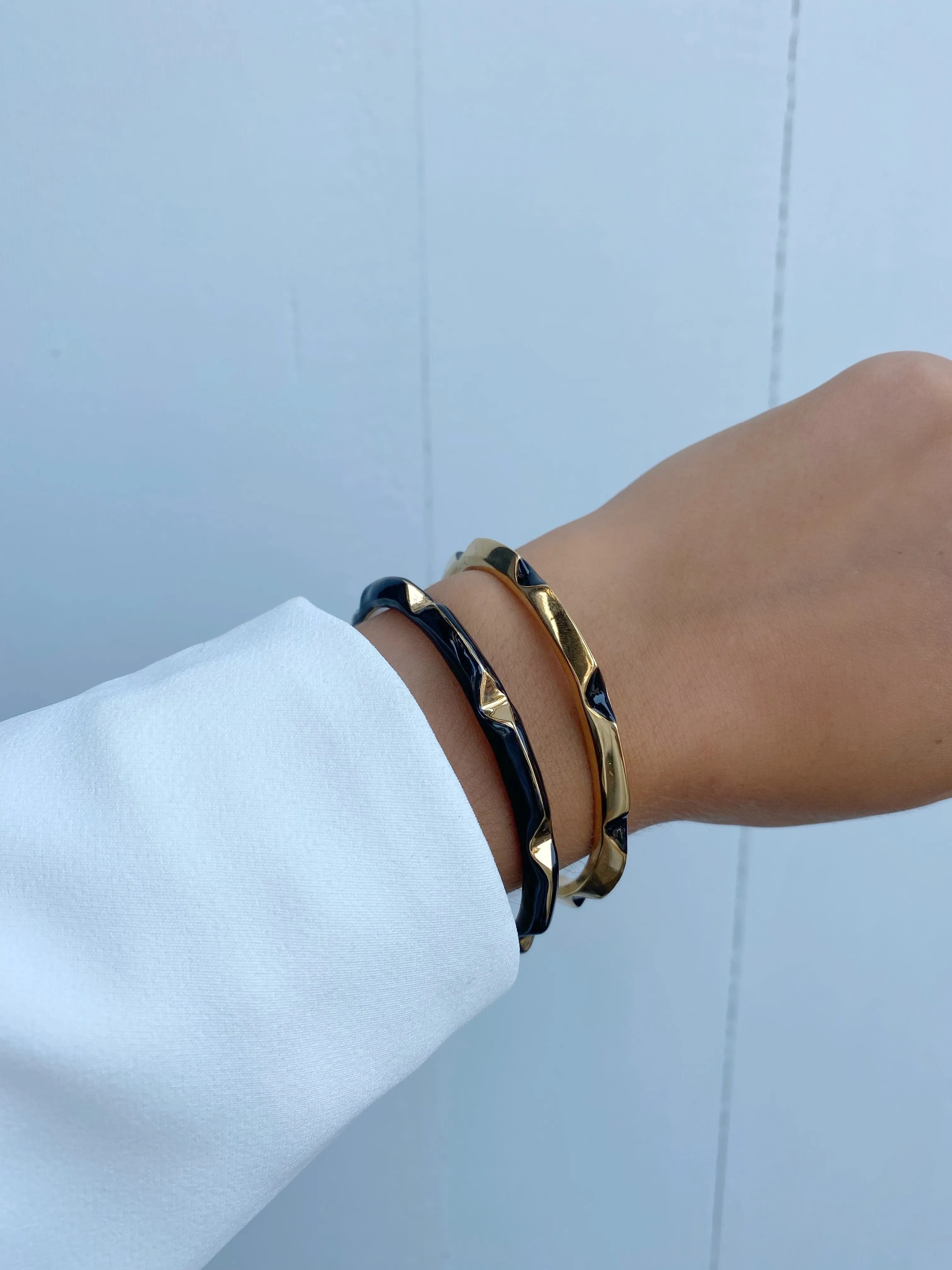SOFFEE  PYRAMID CUFF BRACELETS