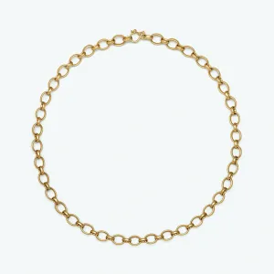 Sonoma Mixed Link Chain Necklace in 20K Peach Gold