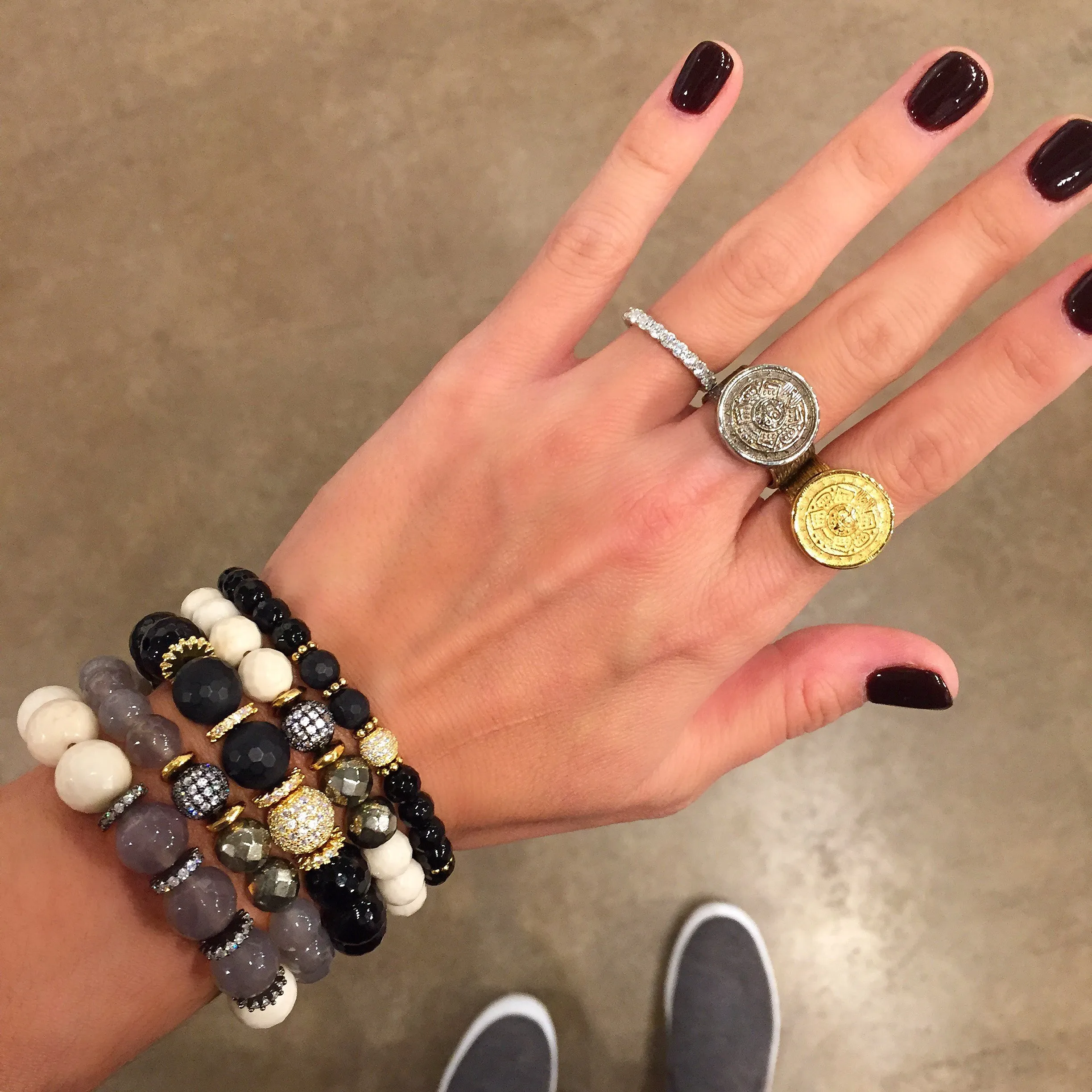 SOPHIA GOLD onyx/matte onyx