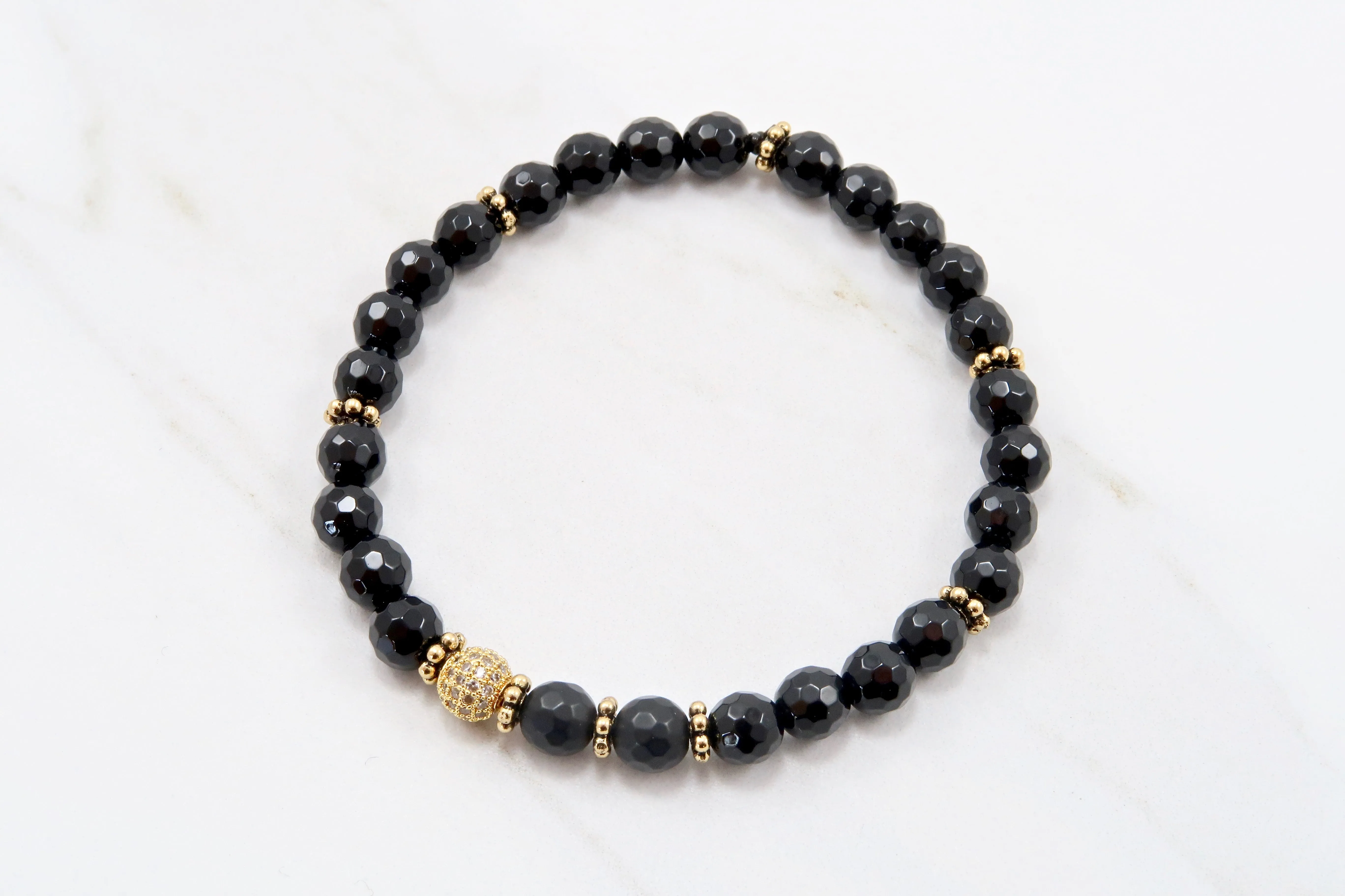 SOPHIA GOLD onyx/matte onyx
