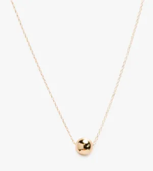 Sphere Pendant Necklace: Gold-Filled