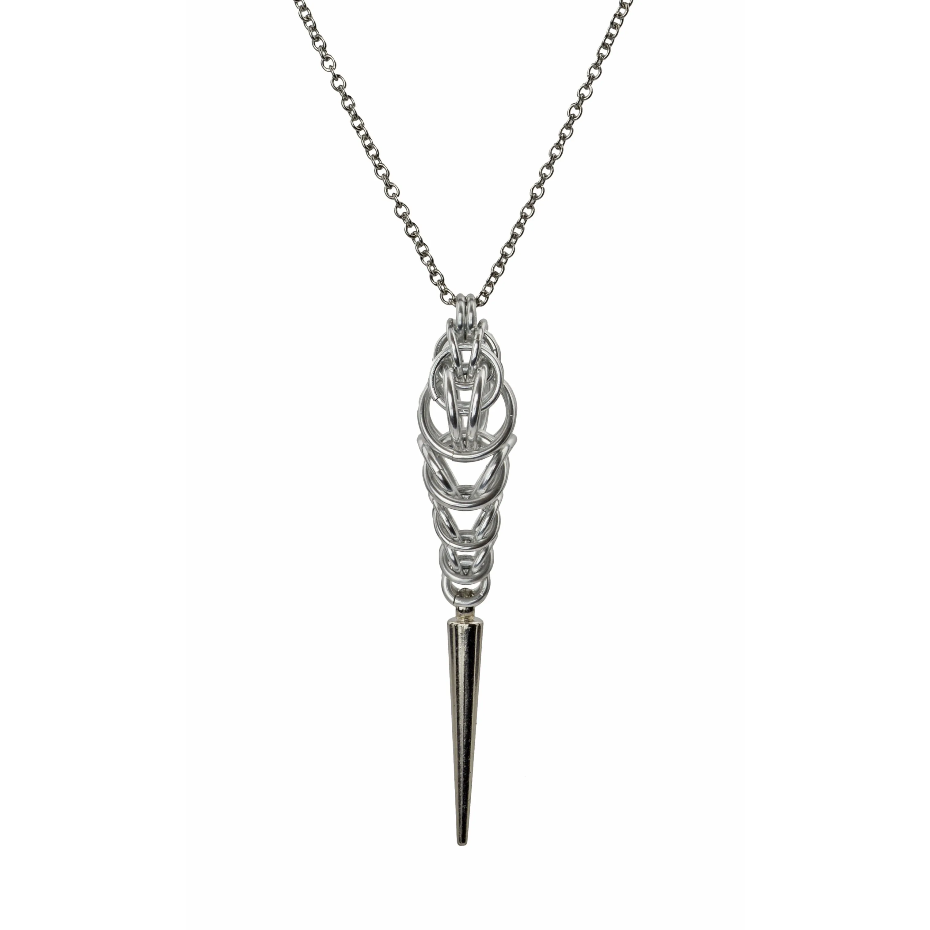 Spike Pendant - Silver