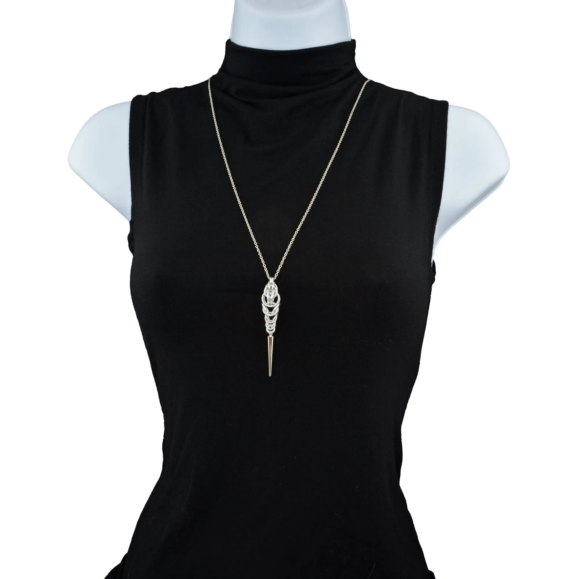 Spike Pendant - Silver