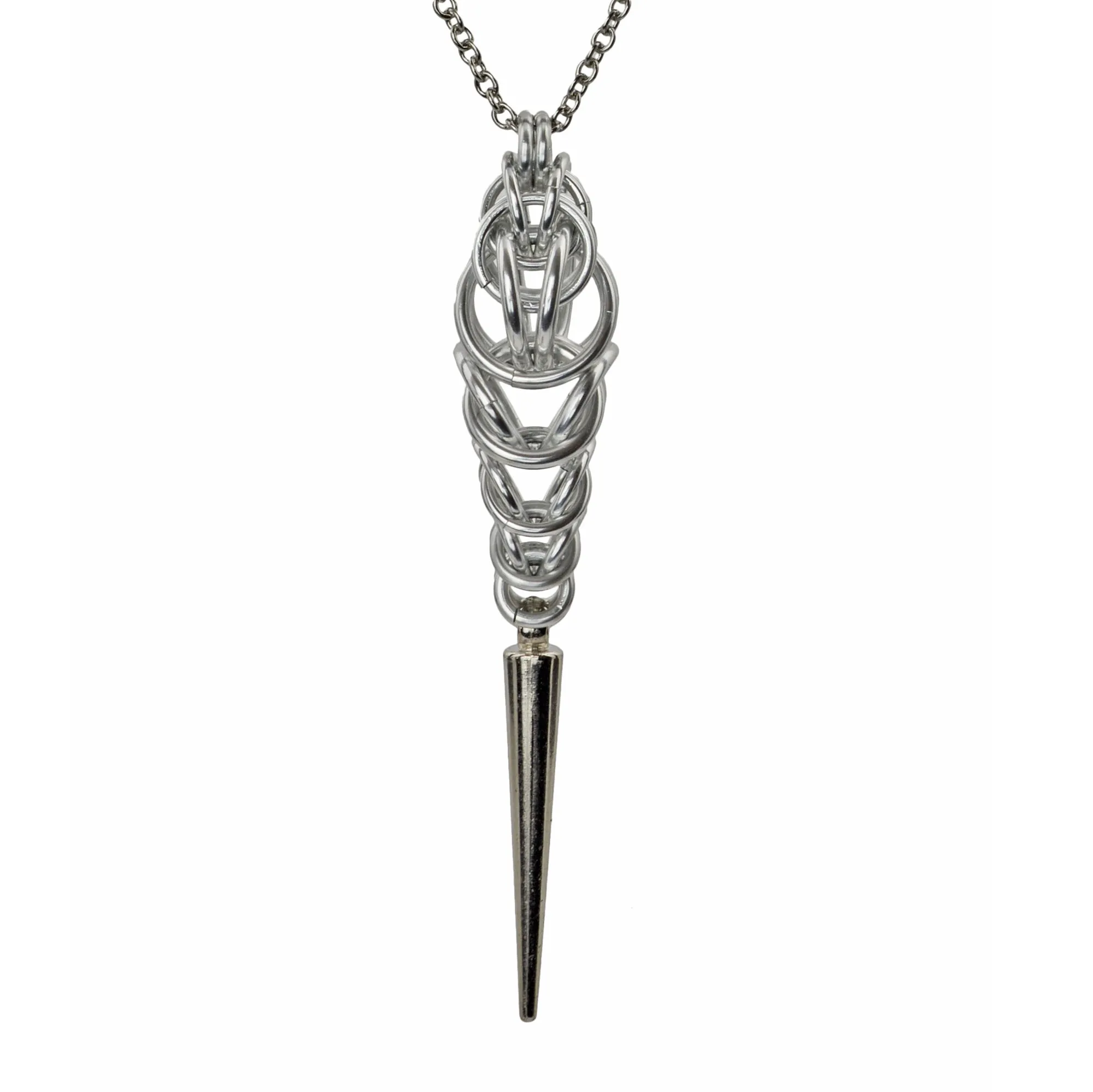 Spike Pendant - Silver