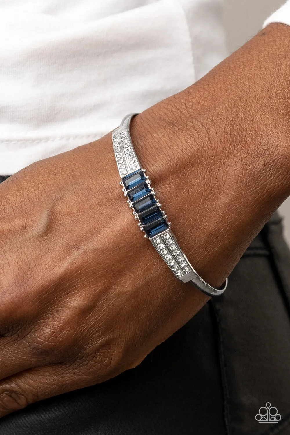 Spritzy Sparkle - Blue (Rhinestone) Bracelet