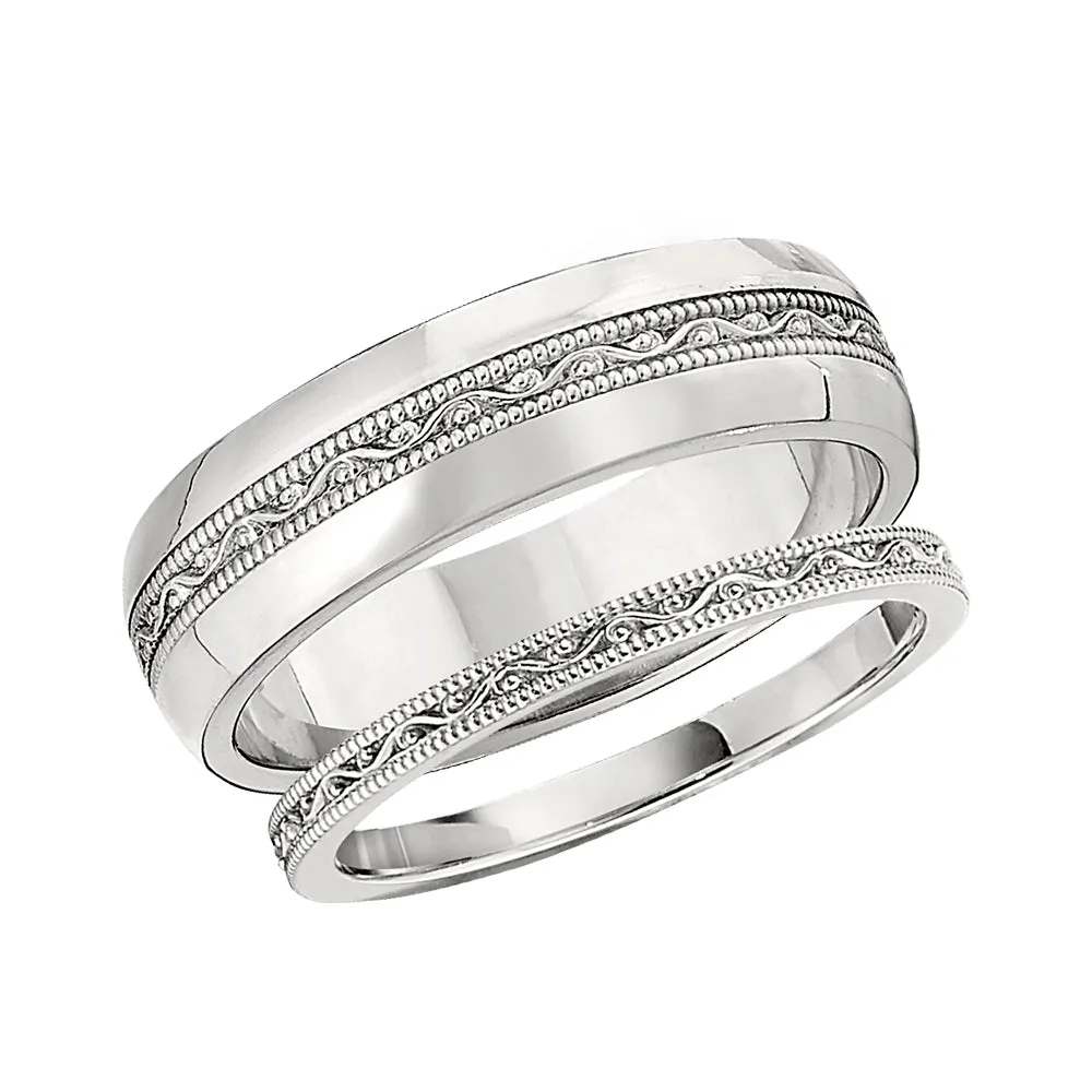Stackable Vintage Yellow Gold Wedding Band