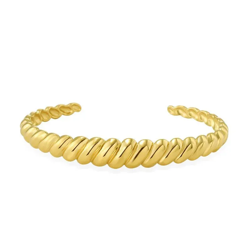 Stainless Steel Open Cuff Bracelets