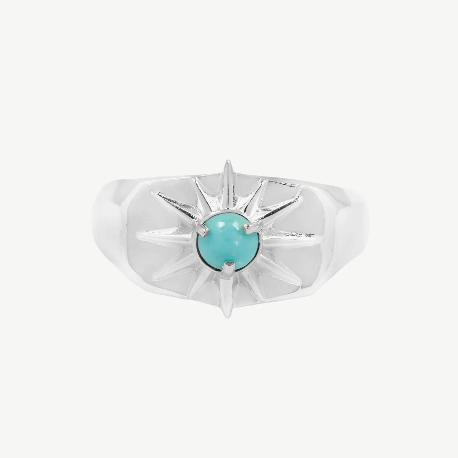 Starburst Signet in Turquoise