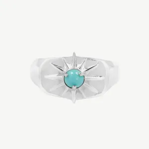 Starburst Signet in Turquoise