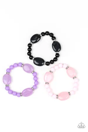 Starlet Shimmer Beaded Bracelets - Multicolored