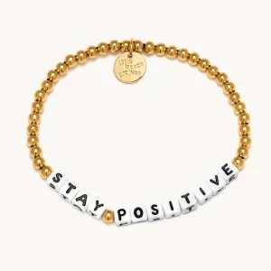 Stay Positive- Gold Plated
