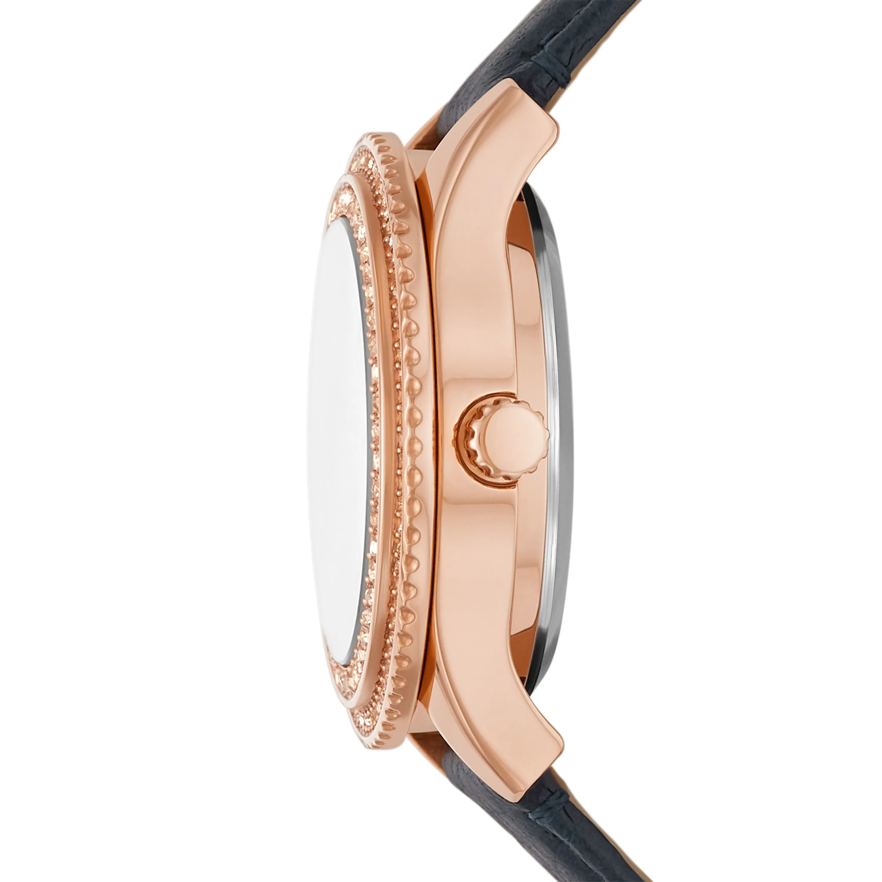 Stella Automatic Navy Eco Leather Watch