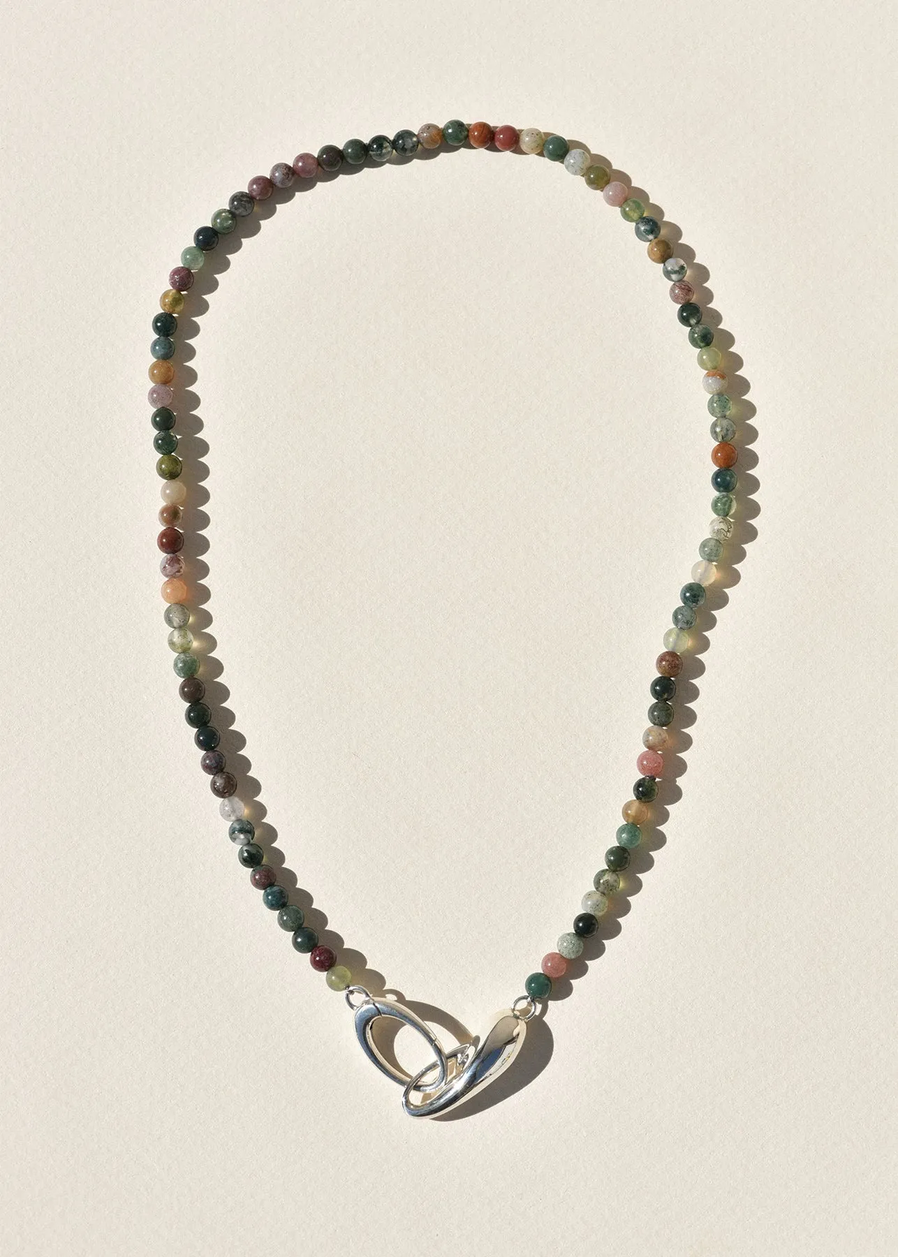 Sterling Silver Agate Choker