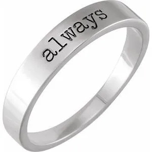 Sterling Silver Always Stackable Ring