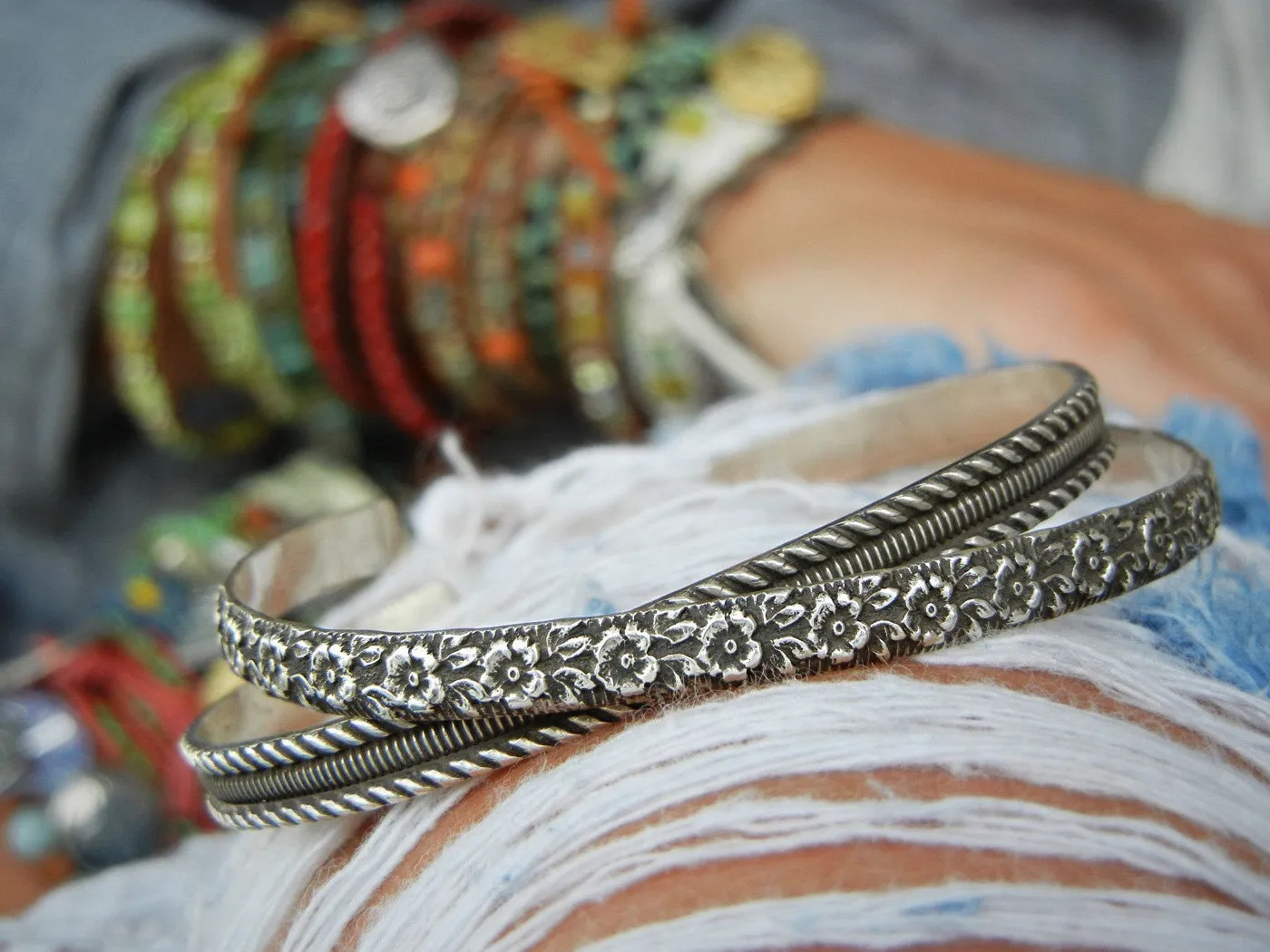 Sterling Silver Cuff Bracelets