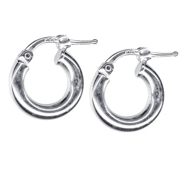 Sterling Silver Hoop Earrings