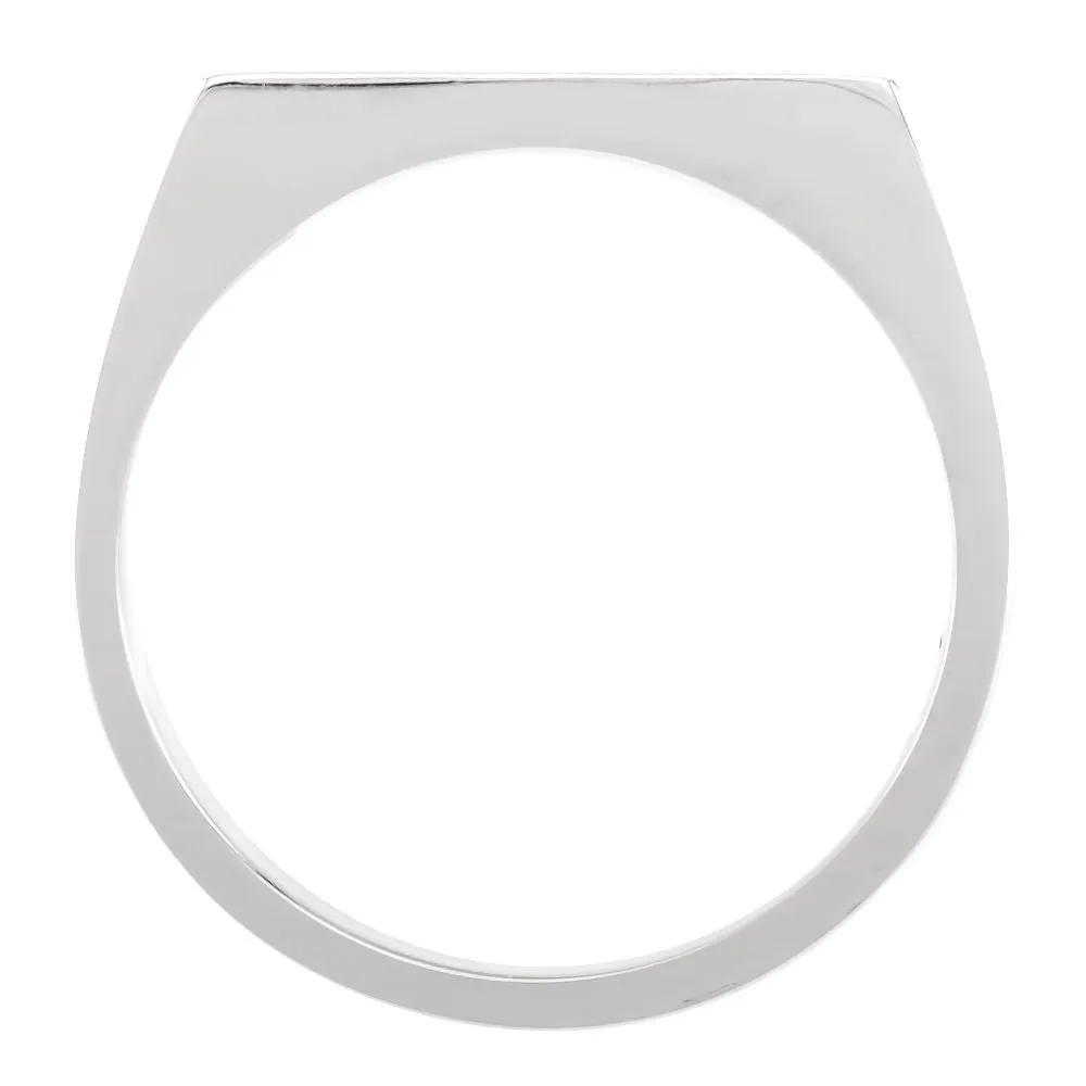 Sterling Silver Signet Ring, Size 7