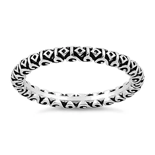 Sterling Silver Stackable Band Ring