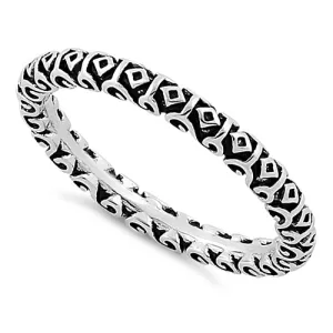 Sterling Silver Stackable Band Ring
