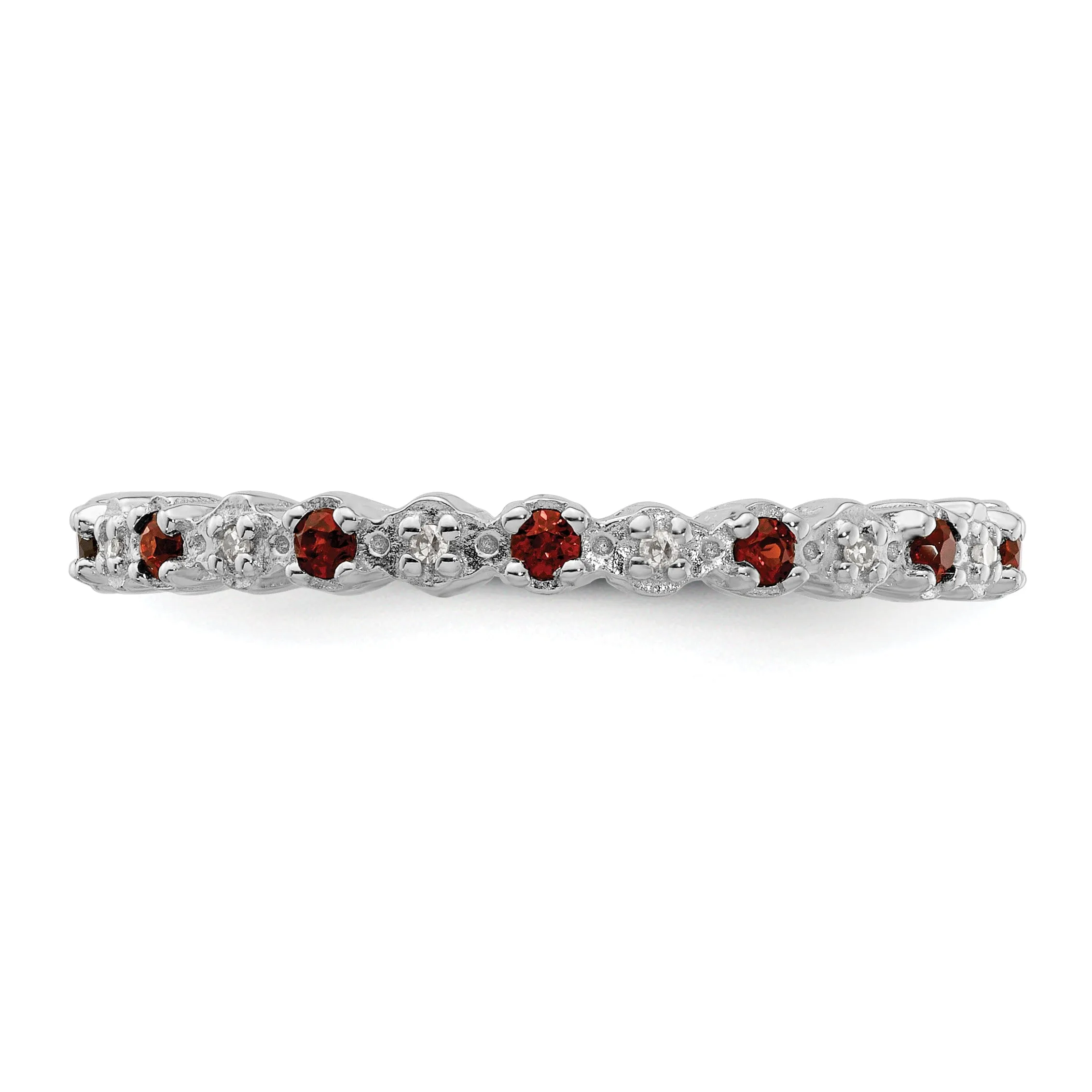 Sterling Silver Stackable Expressions Diamond Ring