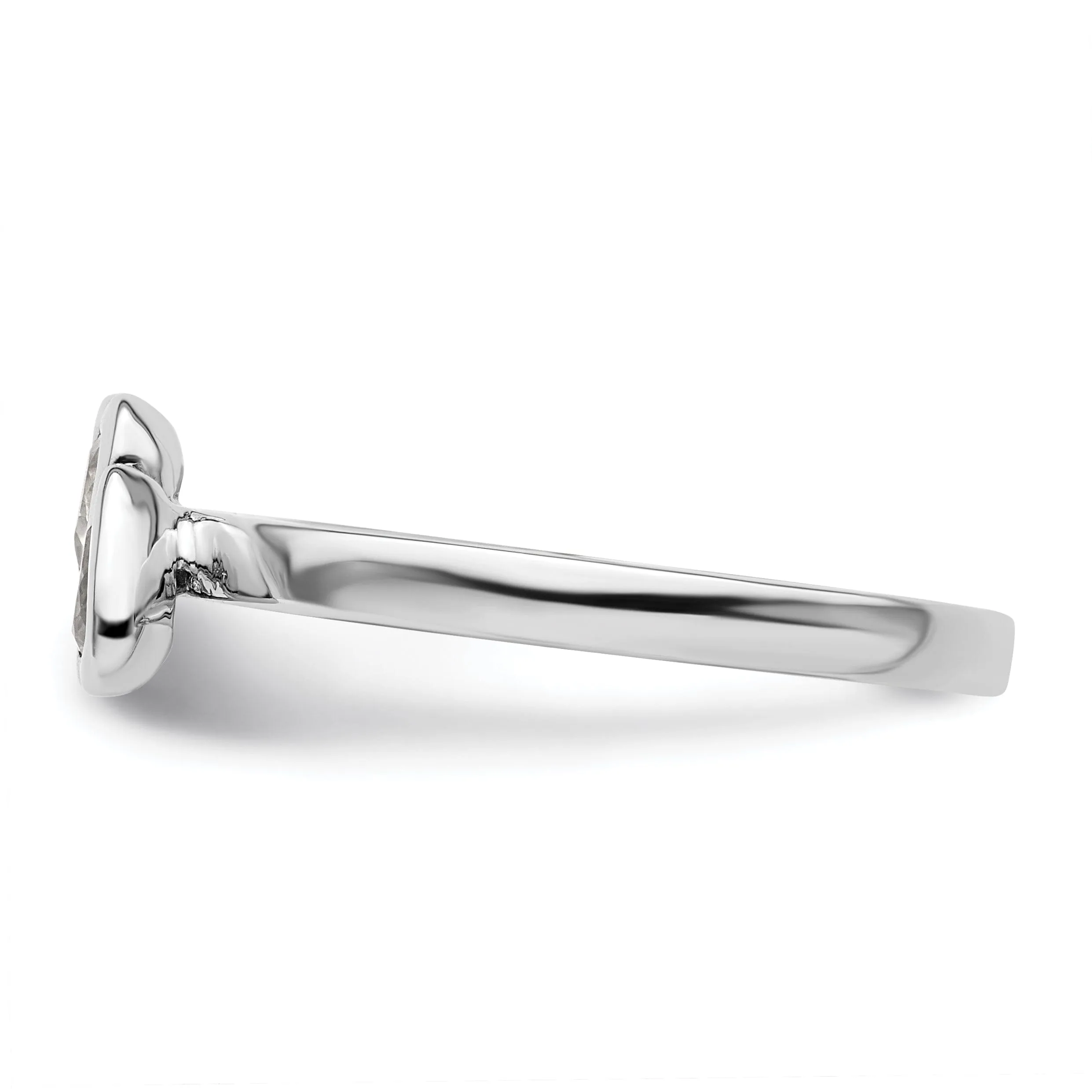 Sterling Silver Stackable Expressions Heart Ring