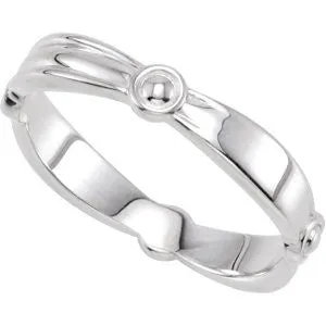 Sterling Silver Stackable Ring, Size 7