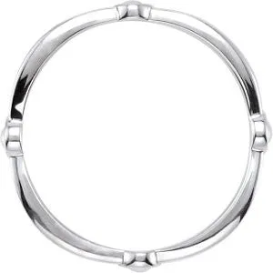 Sterling Silver Stackable Ring, Size 7