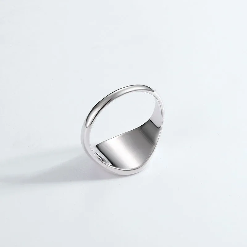 Sterling Silver Till Death Signet Ring Promise Ring