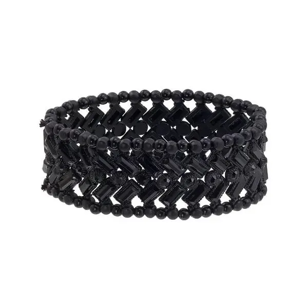 Stretch Bead Bracelet - Black
