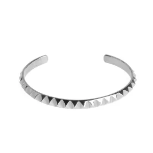 STUD CUFF THIN SILVER