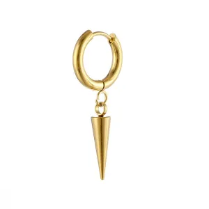 Stylish and Trendy Stainless Steel Coil Pendant Earrings